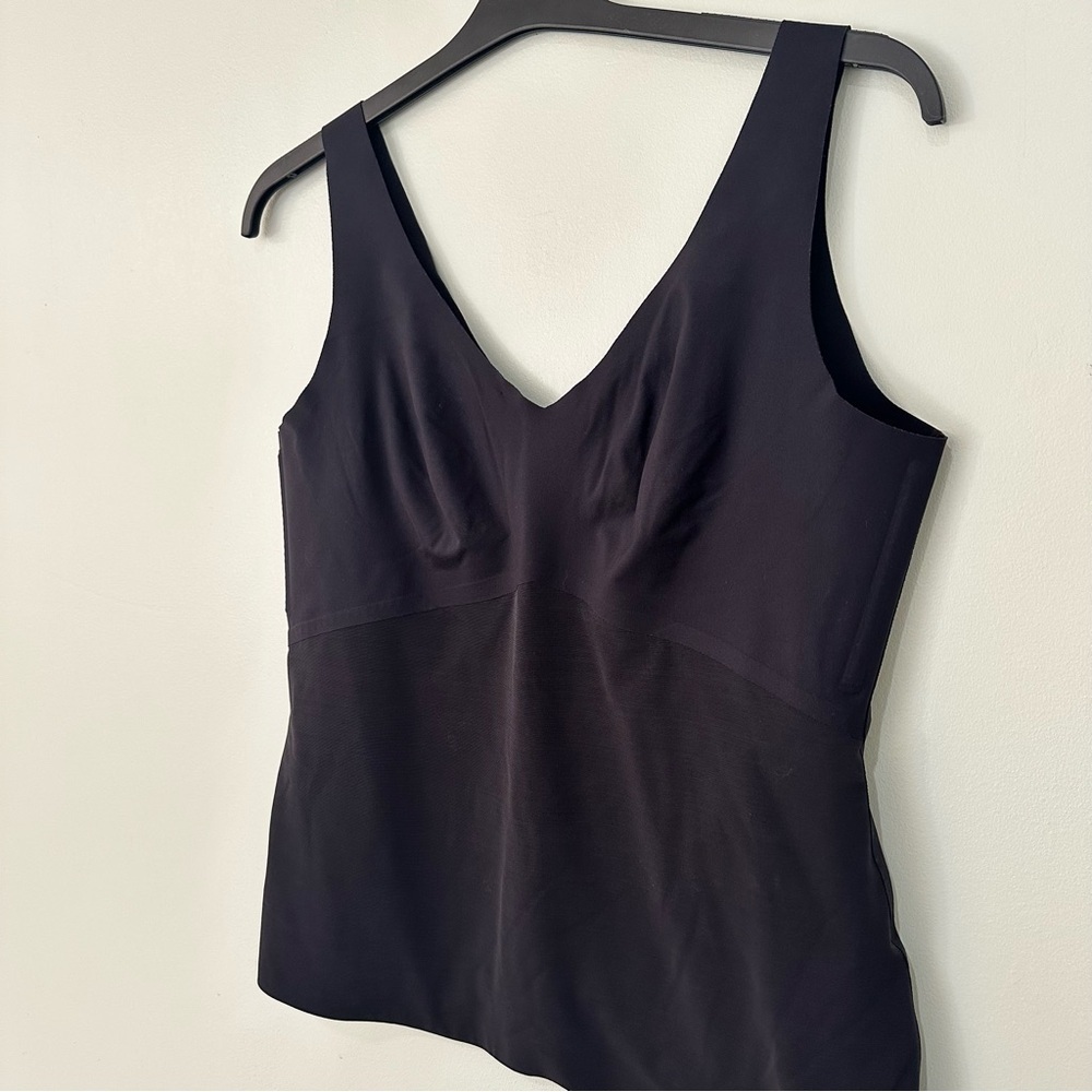 Honeylove Shapewear V Neck Tank Compression Shirt Size 1X Women’s Black Color - Picture 3 of 8